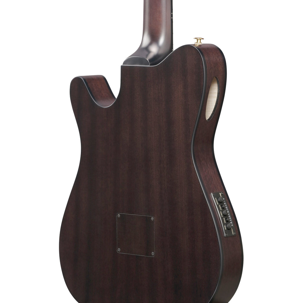 Ibanez FRH20QMN FRH Acoustic Electric Guitar - Cosmic Blue Sunburst - View 8 | MusicMarket
