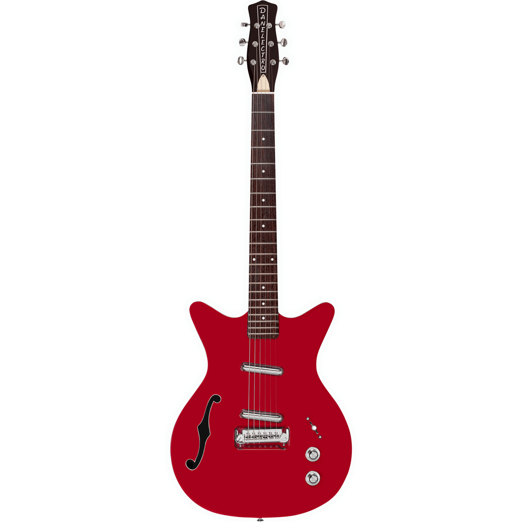 Danelectro Fifty Niner Semi-Hollow Electric Guitar - Red Top - View 2 | MusicMarket