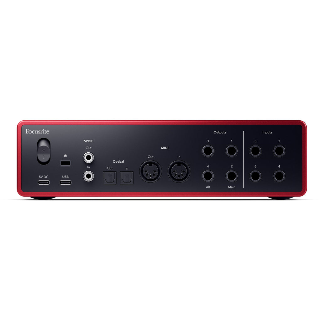 Focusrite Scarlett 16i16 4th Gen 16x16 USB Audio Interface - View 4 | MusicMarket