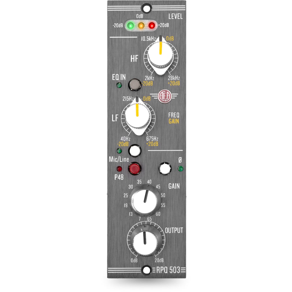 AEA RPQ503 500 Series Ribbon Mic Pre and EQ - View 2 | MusicMarket