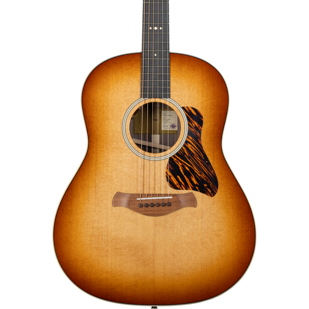 Taylor Gold Label 717e Acoustic Electric Guitar - Sunburst w/ Firestripe Pickguard - View 7 | MusicMarket