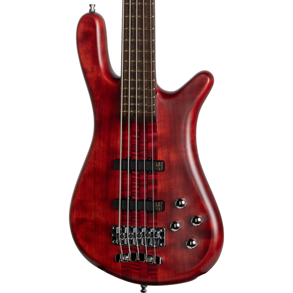 Warwick Pro Streamer Stage I 5 String Bass - Burgundy Red Transparent Satin - View 6 | MusicMarket