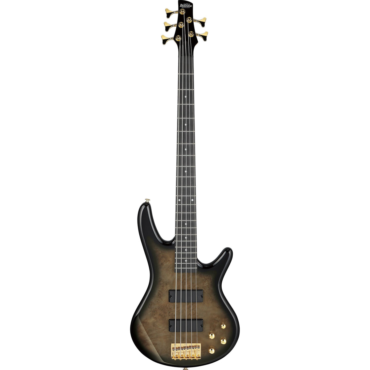 Ibanez GSR205PC Gio SR 5-String Electric Bass - Transparent Pale Black Burst - View 2 | MusicMarket