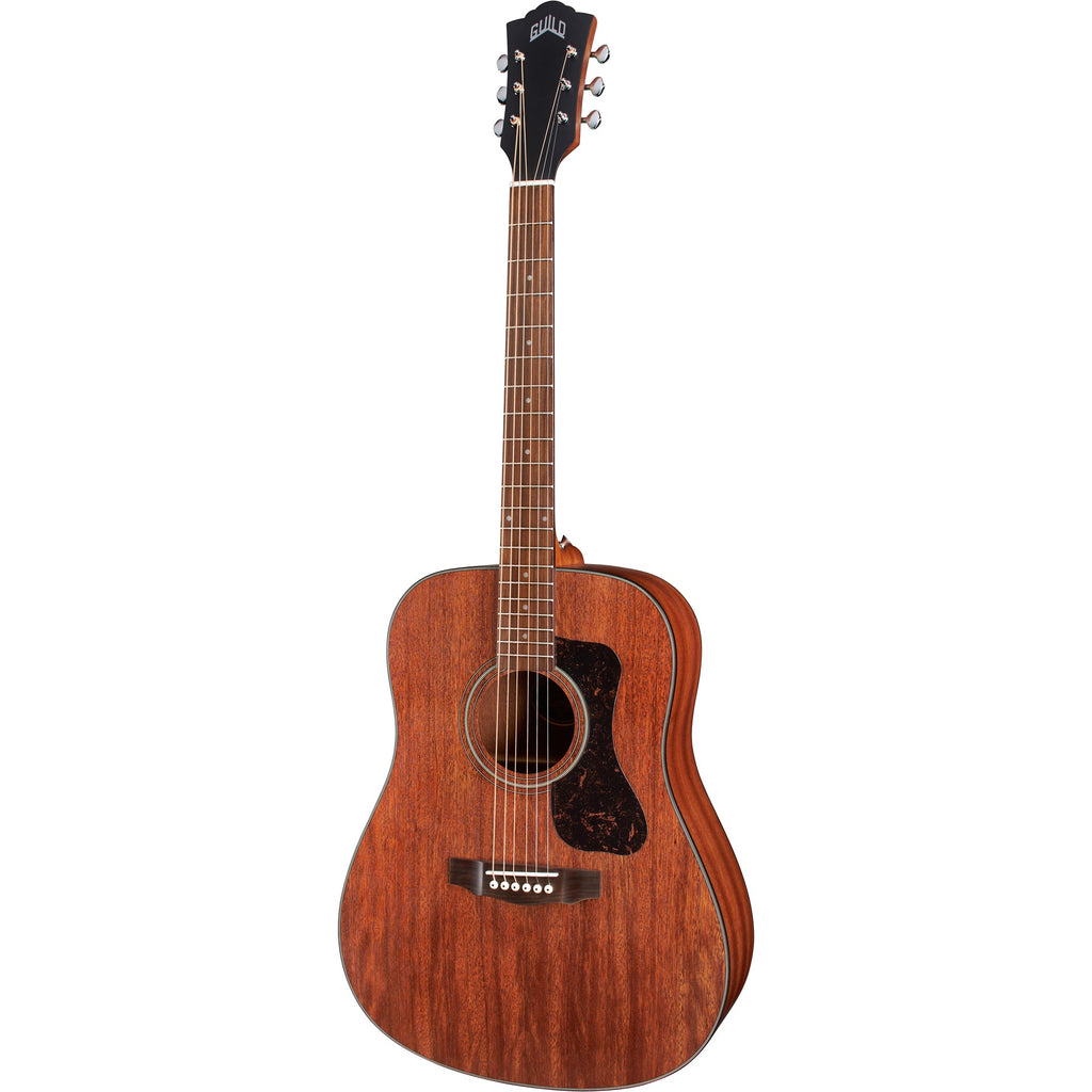 Guild D-320 Natural Dreadnought Acoustic Guitar - Solid Mahogany Top - View 3 | MusicMarket