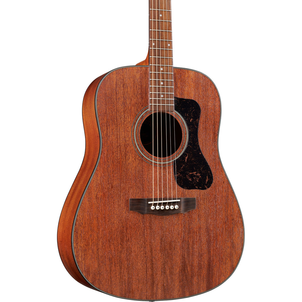 Guild D-320 Natural Dreadnought Acoustic Guitar - Solid Mahogany Top - View 6 | MusicMarket