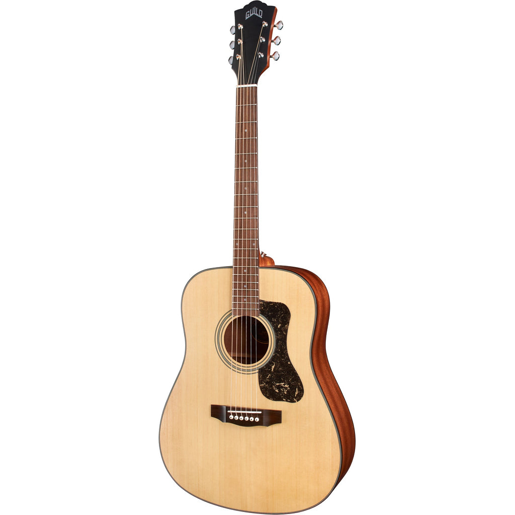 Guild D-340 Natural Dreadnought Acoustic Guitar - Solid Spruce Top - View 3 | MusicMarket
