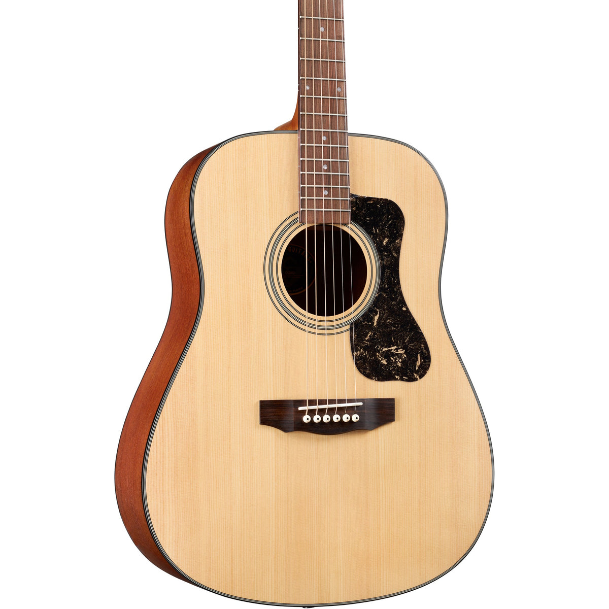 Guild D-340 Natural Dreadnought Acoustic Guitar - Solid Spruce Top - View 6 | MusicMarket