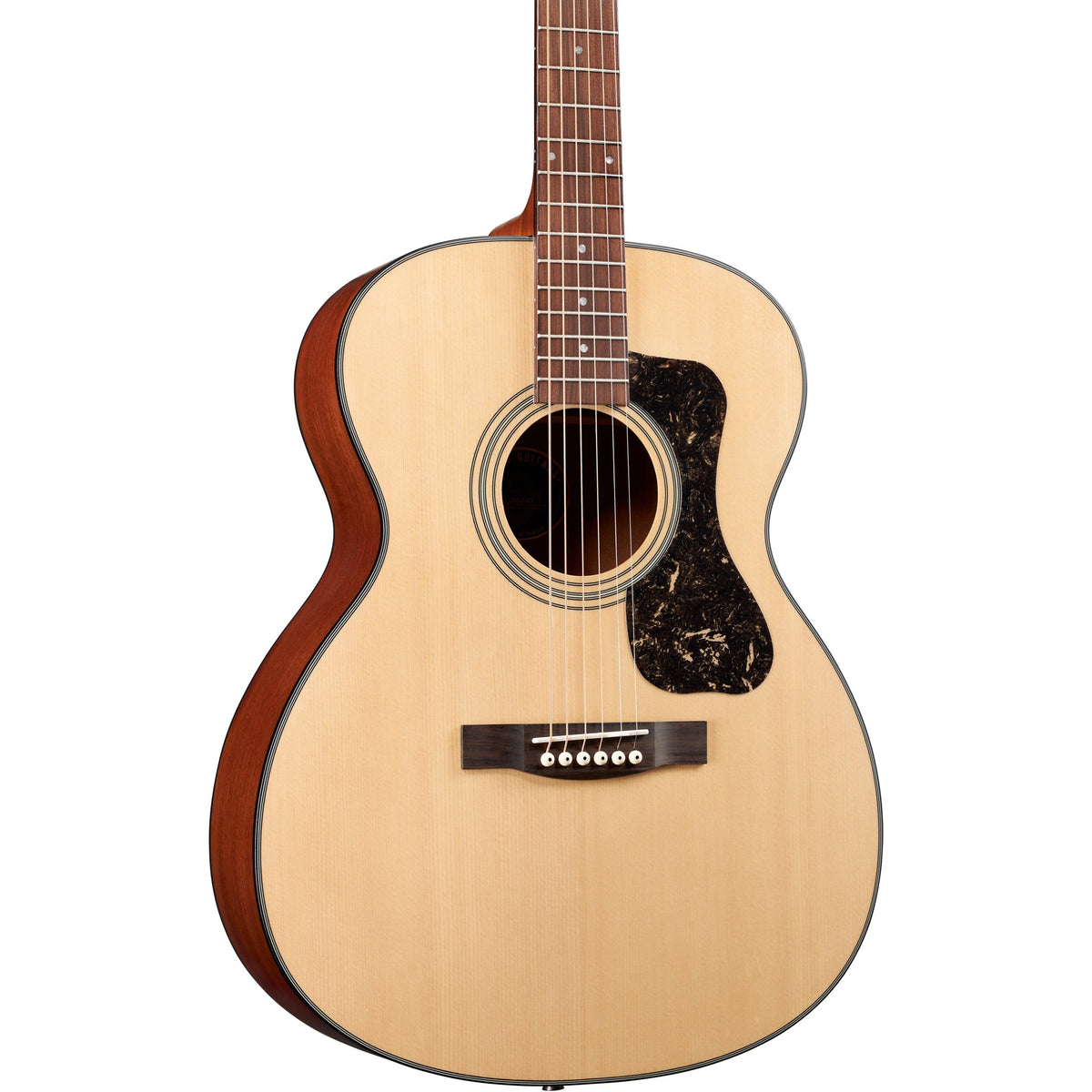 Guild OM-340 Natural Orchestra Model Acoustic Guitar - Solid Spruce Top - View 6 | MusicMarket