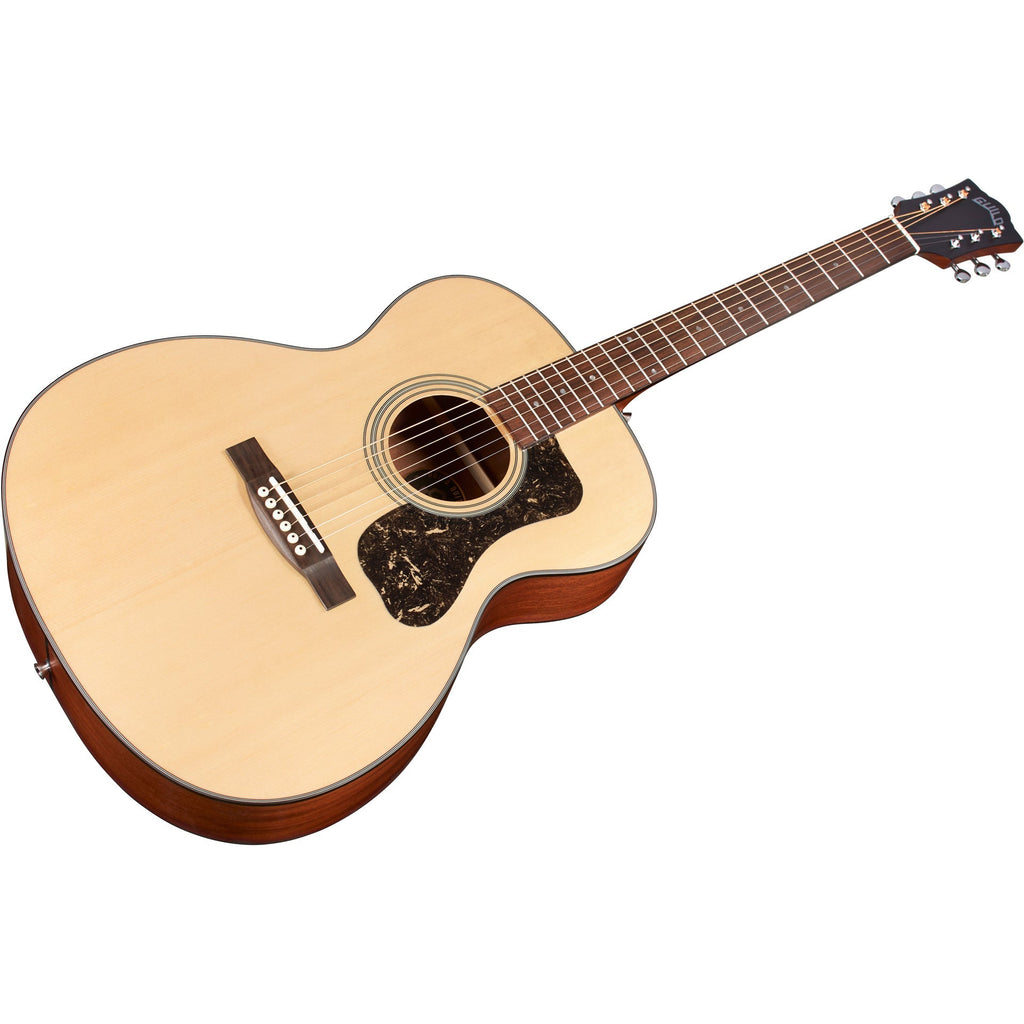 Guild OM-340 Natural Orchestra Model Acoustic Guitar - Solid Spruce Top - View 4 | MusicMarket