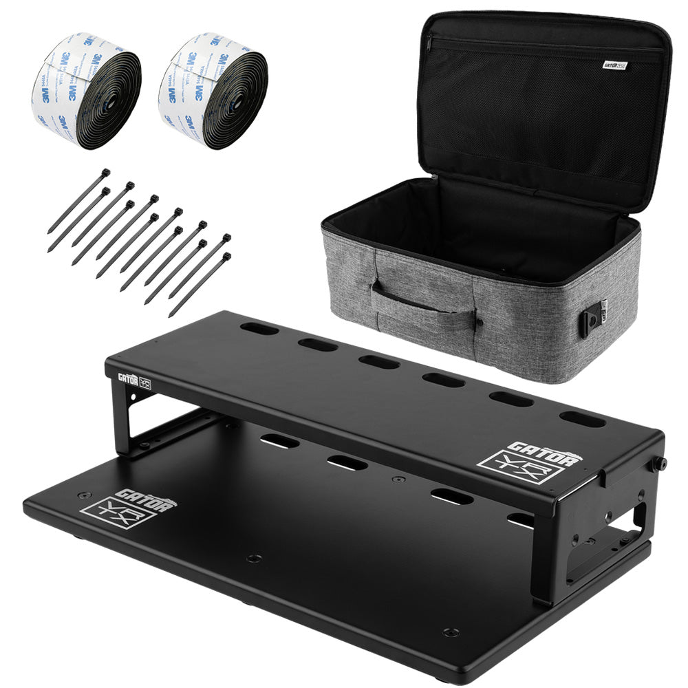 Vertex By Gator Tour Compact 17x10 Pedalboard and Riser - View 3 | MusicMarket