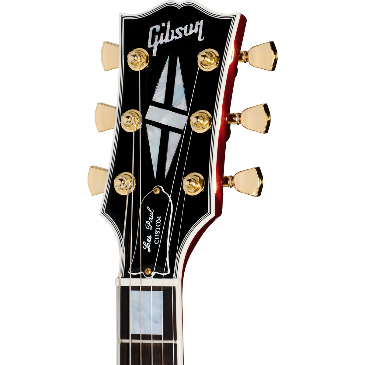Gibson Les Paul Custom 70s Electric Guitar - Wine Red - View 5 | MusicMarket