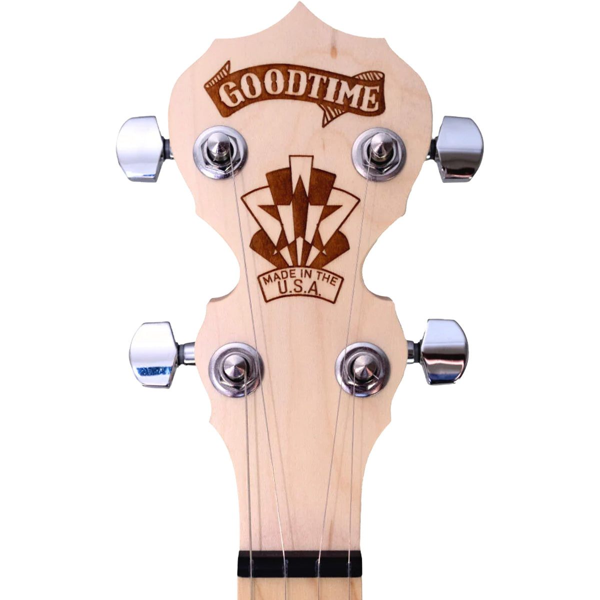 Deering Goodtime Two Deco 5-String Banjo with Resonator - View 9 | MusicMarket