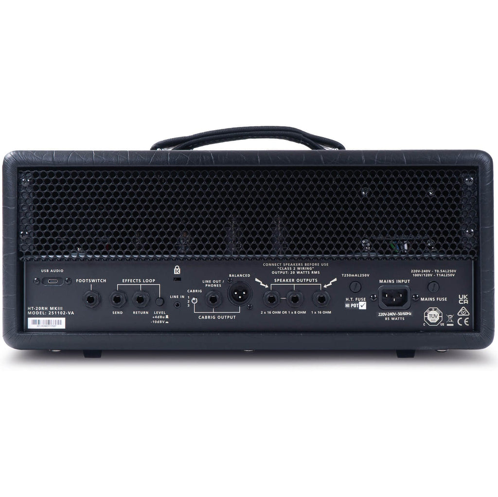 Blackstar HT-20RH MK3 20W Tube Guitar Amplifier Head - View 3 | MusicMarket