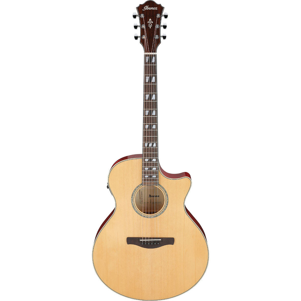 Ibanez AE Series Acoustic Electric Guitar, Natural - View 2 | MusicMarket