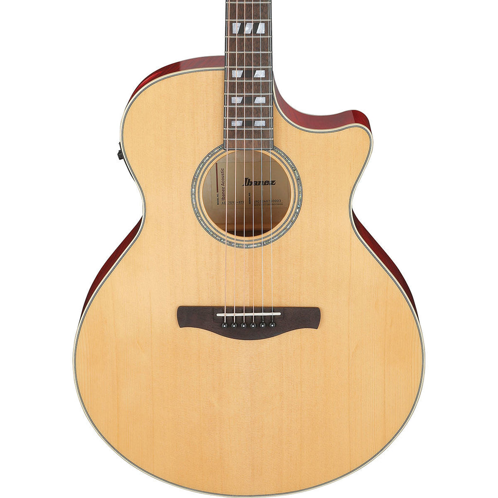 Ibanez AE Series Acoustic Electric Guitar, Natural - MusicMarket