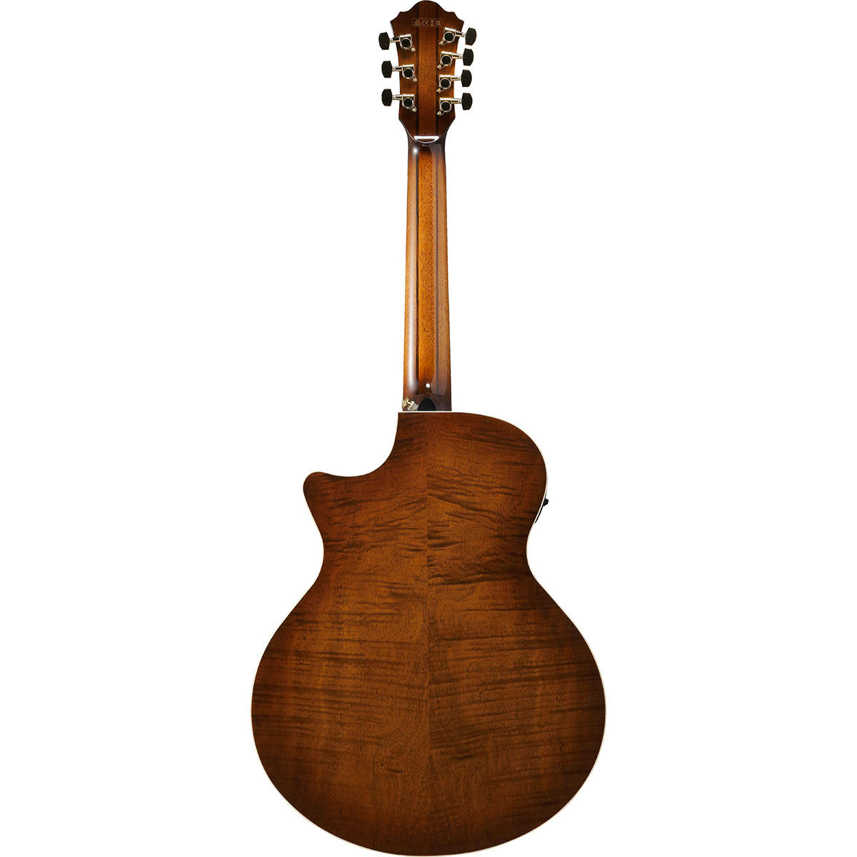 Ibanez AE Series 7-String Acoustic Electric Guitar, Tobacco Edge Burst - View 4 | MusicMarket