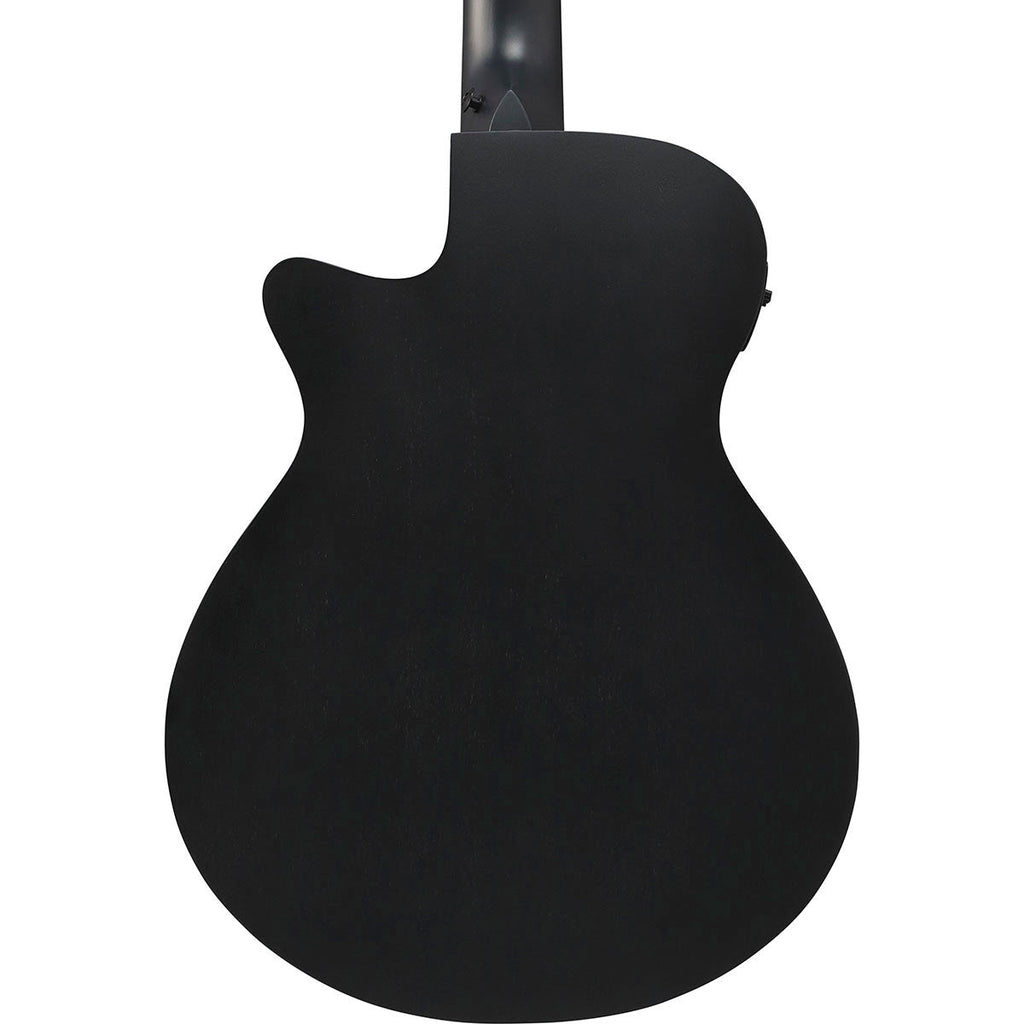 Ibanez AEG Series 7-String Acoustic Electric Guitar, Black Out - View 2 | MusicMarket