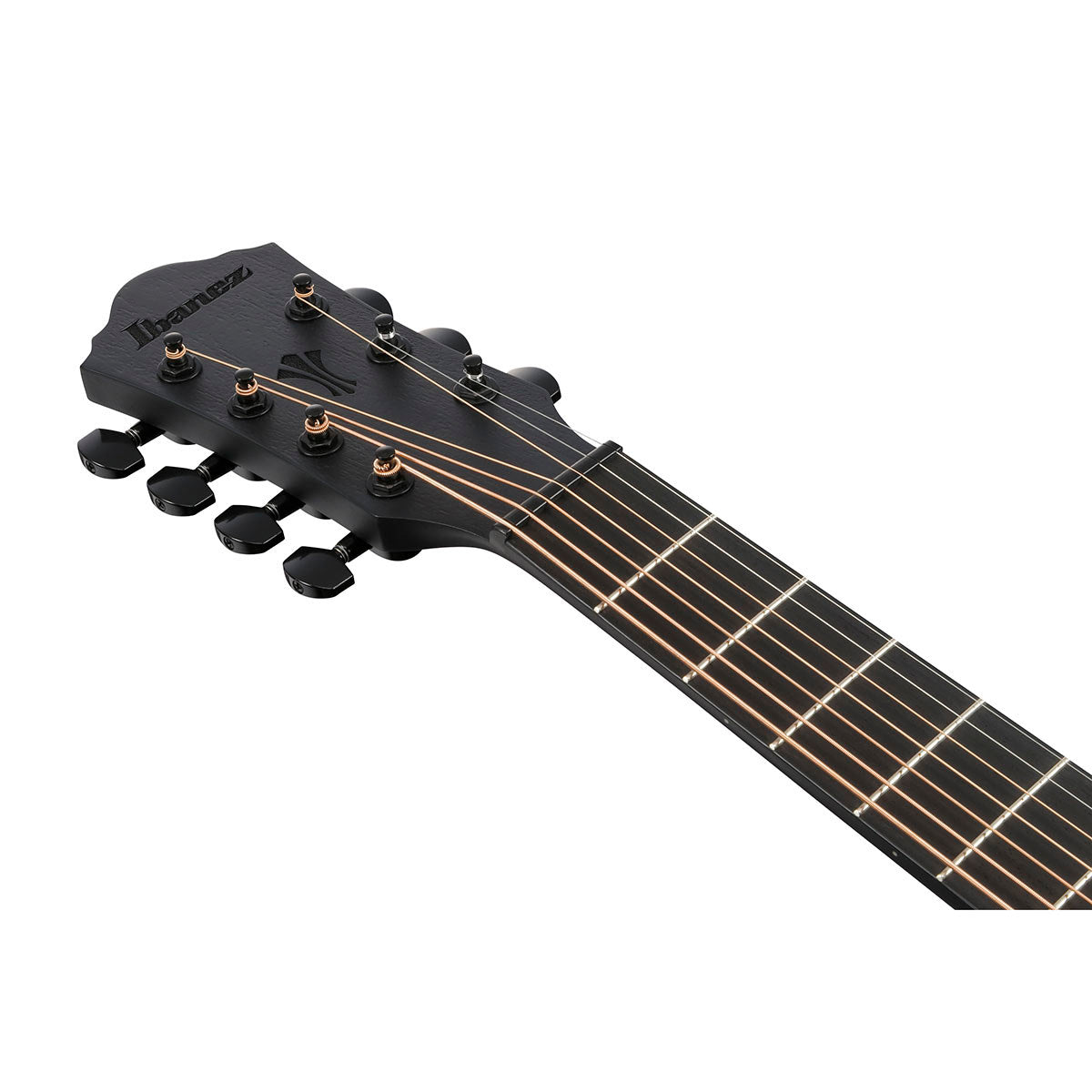 Ibanez AEG Series 7-String Acoustic Electric Guitar, Black Out - View 5 | MusicMarket