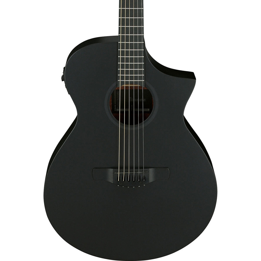 Ibanez AEWC Series Acoustic Electric Guitar, Black Out - MusicMarket