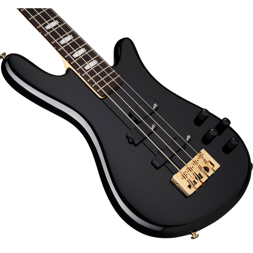 Spector Icon NS-2 Bolt-on Electric Bass - Black Gloss w/ Gig Bag - View 4 | MusicMarket