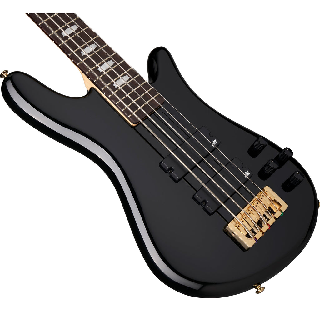 Spector Icon NS-5 Bolt-on Electric Bass - Black Gloss w/ Gig Bag - View 4 | MusicMarket