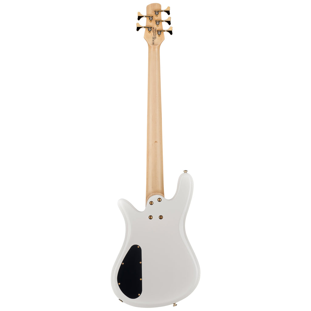 Spector Icon NS-5 Bolt-on Electric Bass - White Gloss w/ Gig Bag - View 3 | MusicMarket