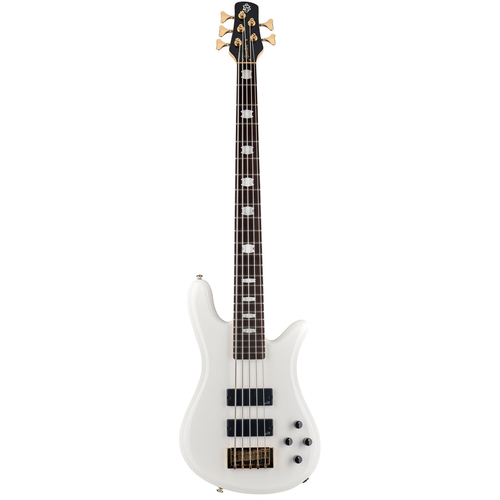 Spector Icon NS-5 Bolt-on Electric Bass - White Gloss w/ Gig Bag - View 2 | MusicMarket