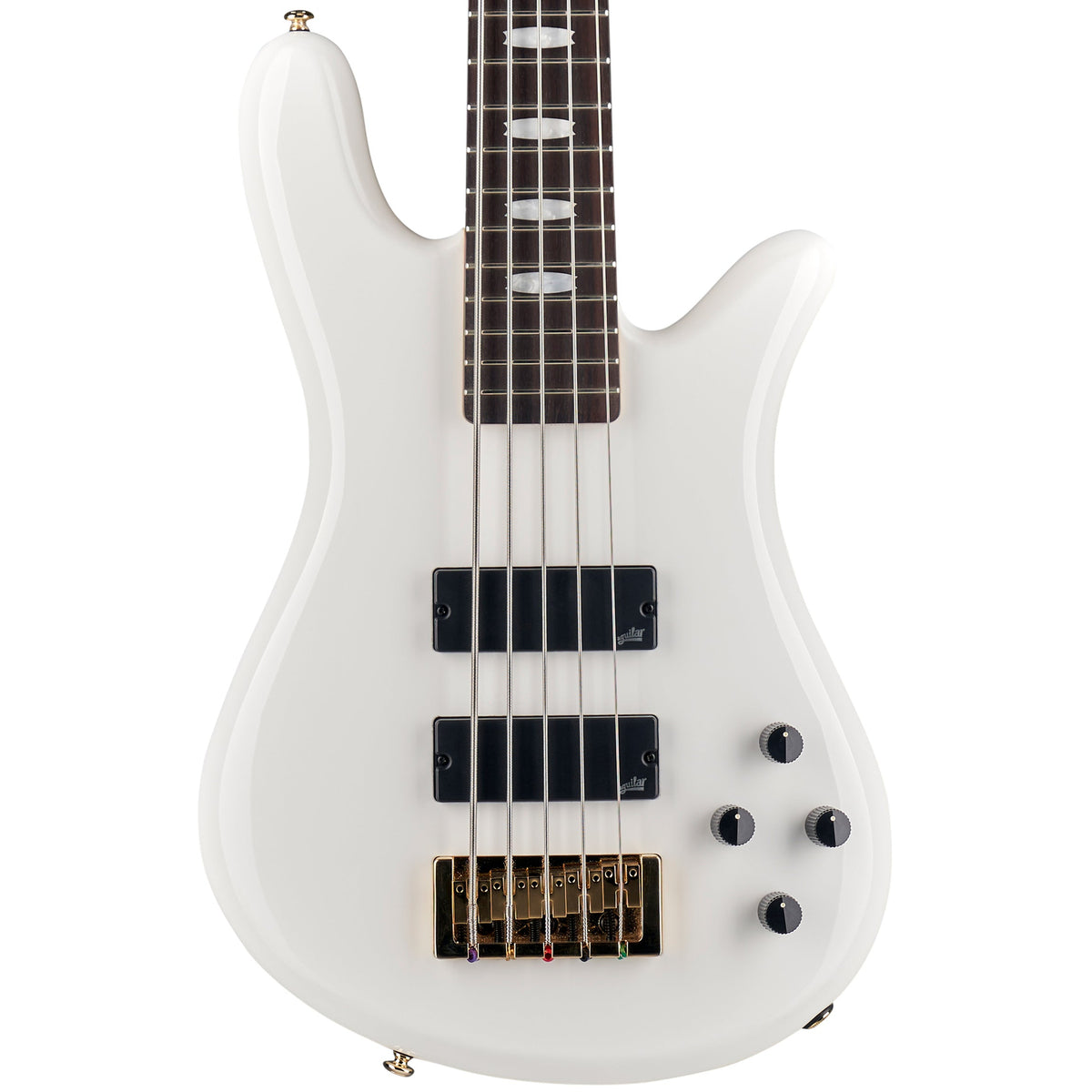 Spector Icon NS-5 Bolt-on Electric Bass - White Gloss w/ Gig Bag - MusicMarket
