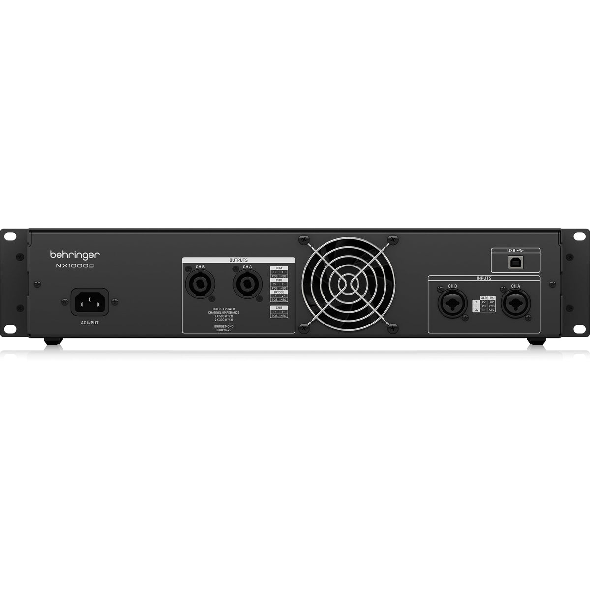 Behringer NX1000D Power Amplifier with DSP - View 4 | MusicMarket