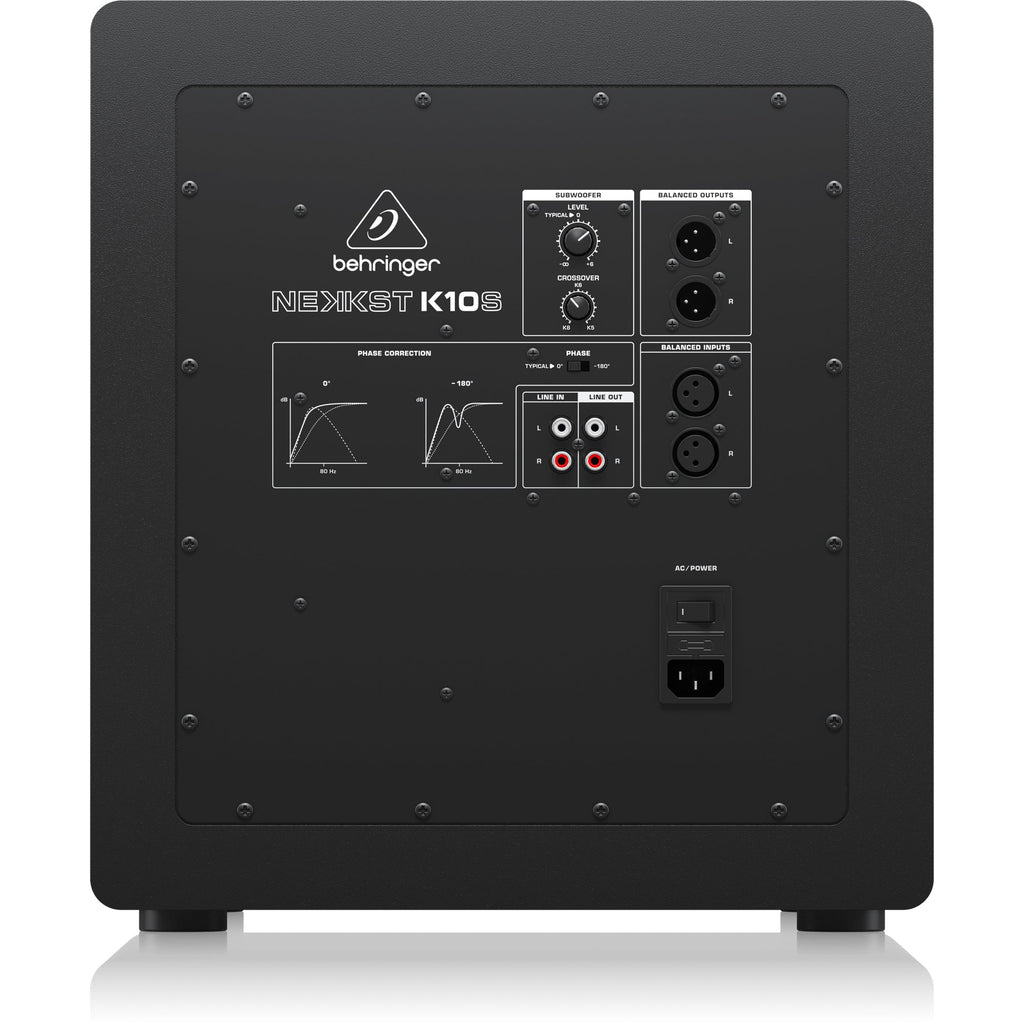 Behringer K10S Audiophile 10-inch Studio Subwoofer - View 4 | MusicMarket