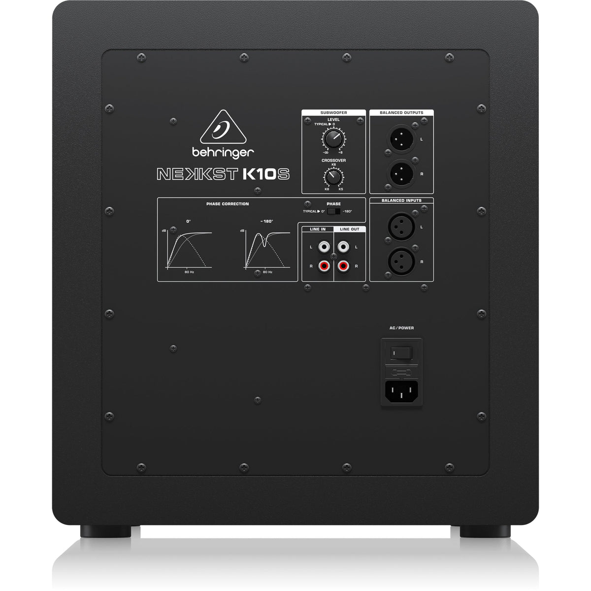 Behringer K10S Audiophile 10-inch Studio Subwoofer - View 4 | MusicMarket