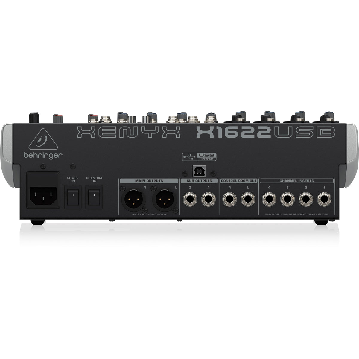 Behringer Xenyx X1622USB Mixer with USB and Effects - View 2 | MusicMarket