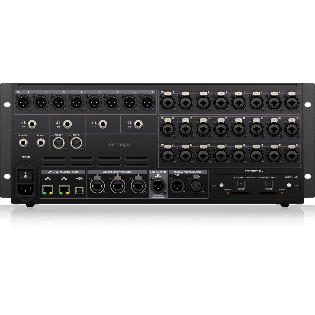 Behringer Wing Rack 48-Channel 28 Bus Full Stereo Digital Mixing Engine - View 3 | MusicMarket
