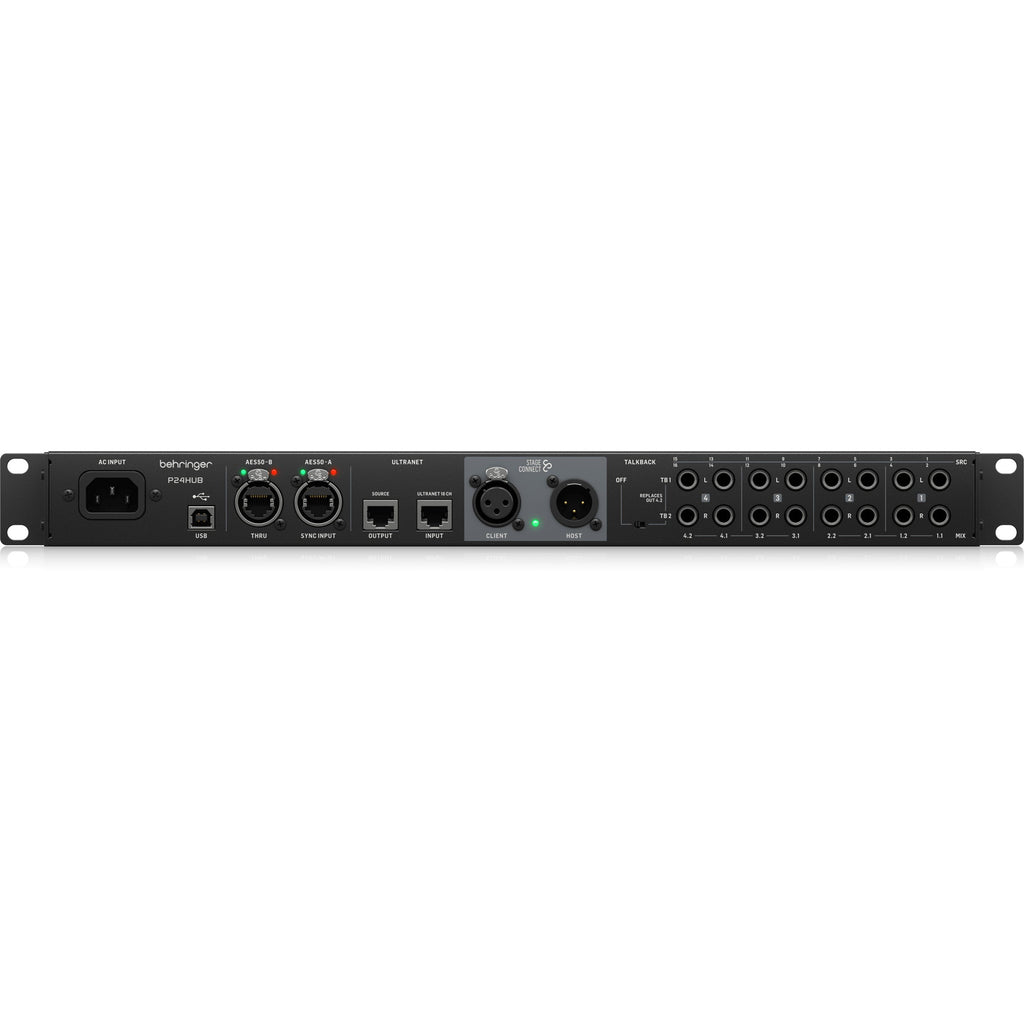 Behringer P24HUB StageConnect Hub with Bus Powering for Personal Monitor Mixers - View 2 | MusicMarket