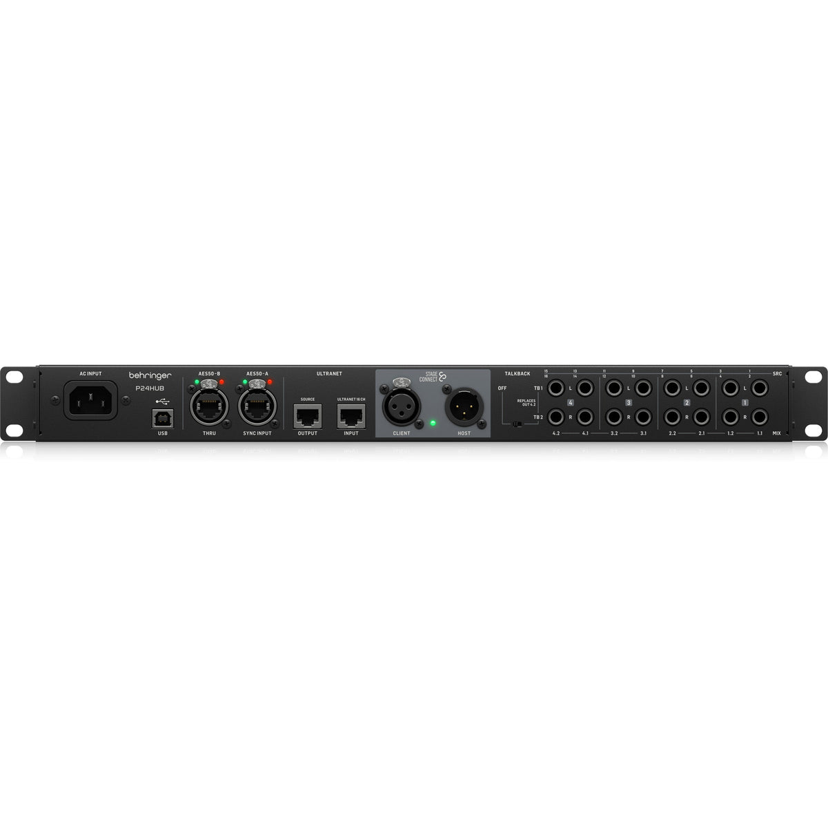 Behringer P24HUB StageConnect Hub with Bus Powering for Personal Monitor Mixers - View 2 | MusicMarket
