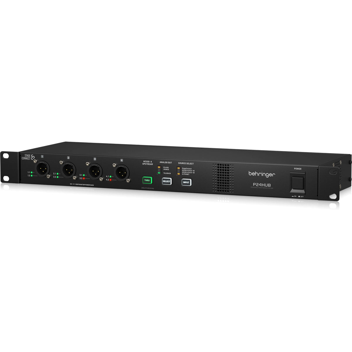 Behringer P24HUB StageConnect Hub with Bus Powering for Personal Monitor Mixers - View 3 | MusicMarket