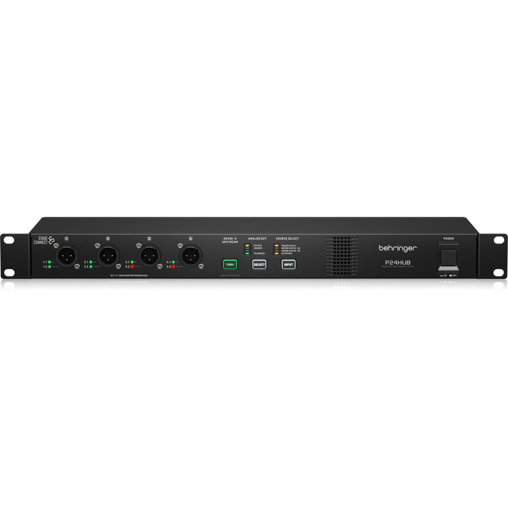 Behringer P24HUB StageConnect Hub with Bus Powering for Personal Monitor Mixers - View 4 | MusicMarket