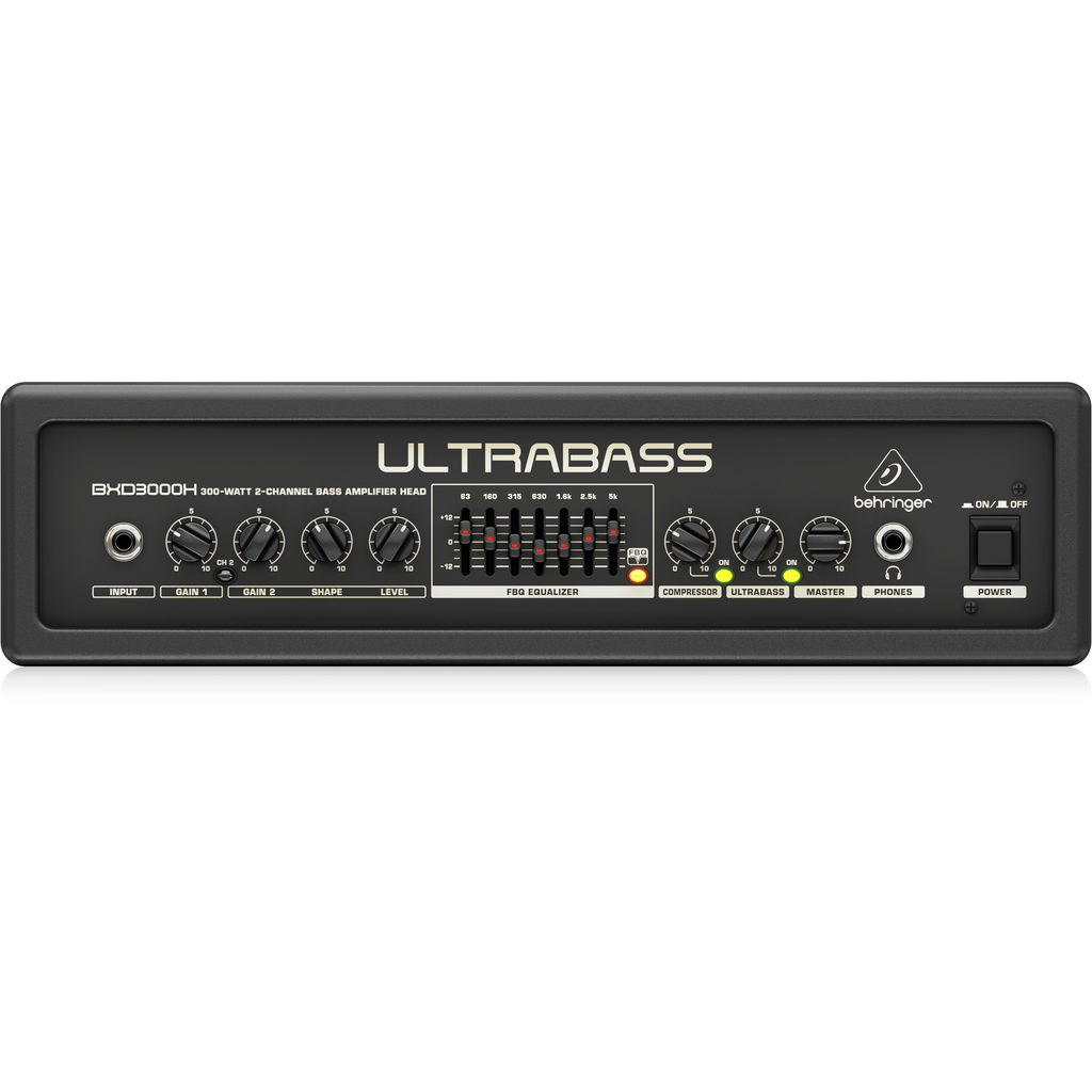 Behringer ULTRABASS BXD3000H Bass Amplifier Head - MusicMarket