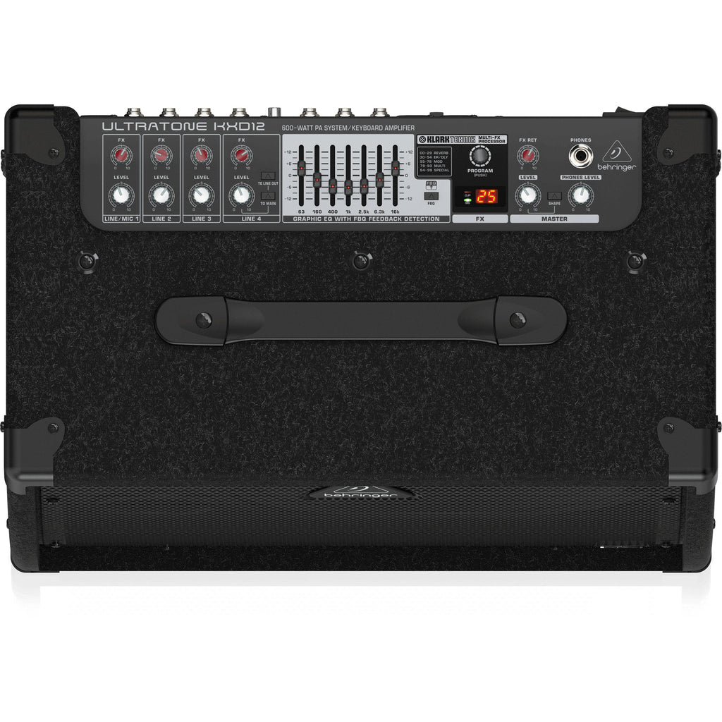 Behringer Ultratone KXD12 600W 12" Keyboard Amp - View 2 | MusicMarket