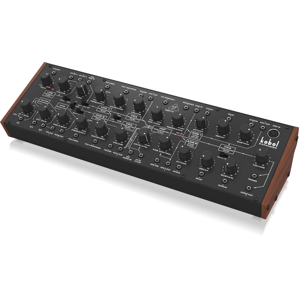 Behringer Kobol Expander Analog Semi-Modular Synthesizer with 2 VCOs - View 2 | MusicMarket