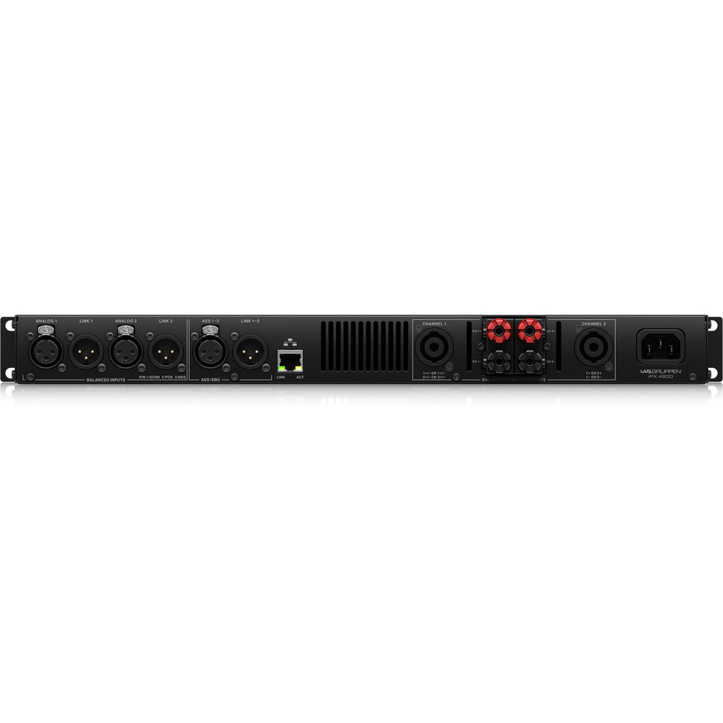 Lab Gruppen IPX 4800 Compact 4800-Watt 2-Channel DSP-Controlled Power Amplifier - View 3 | MusicMarket