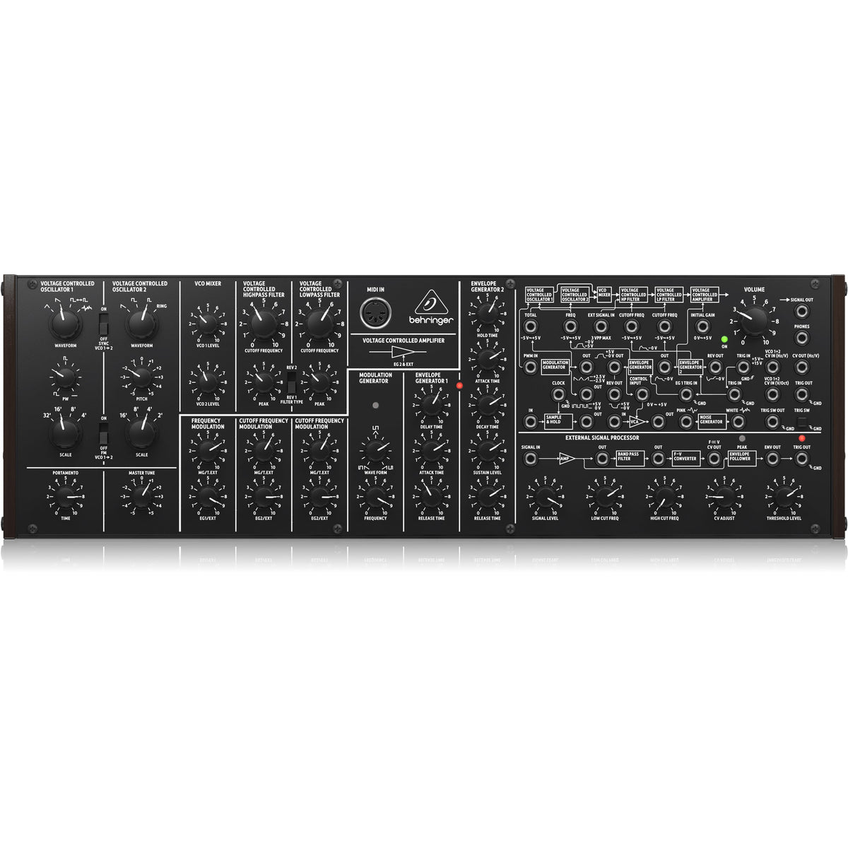 Behringer K-2 MKII Analog and Semi-Modular Synthesizer K2 - MusicMarket