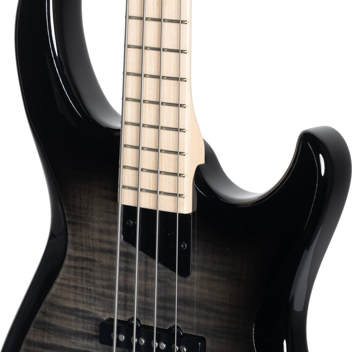 MTD Kingston Saratoga Deluxe 4-String Bass Guitar - Trans Black Burst - View 8 | MusicMarket