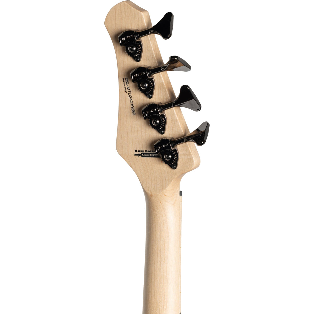 MTD Kingston Saratoga Deluxe 4-String Bass Guitar - Trans Black Burst - View 6 | MusicMarket