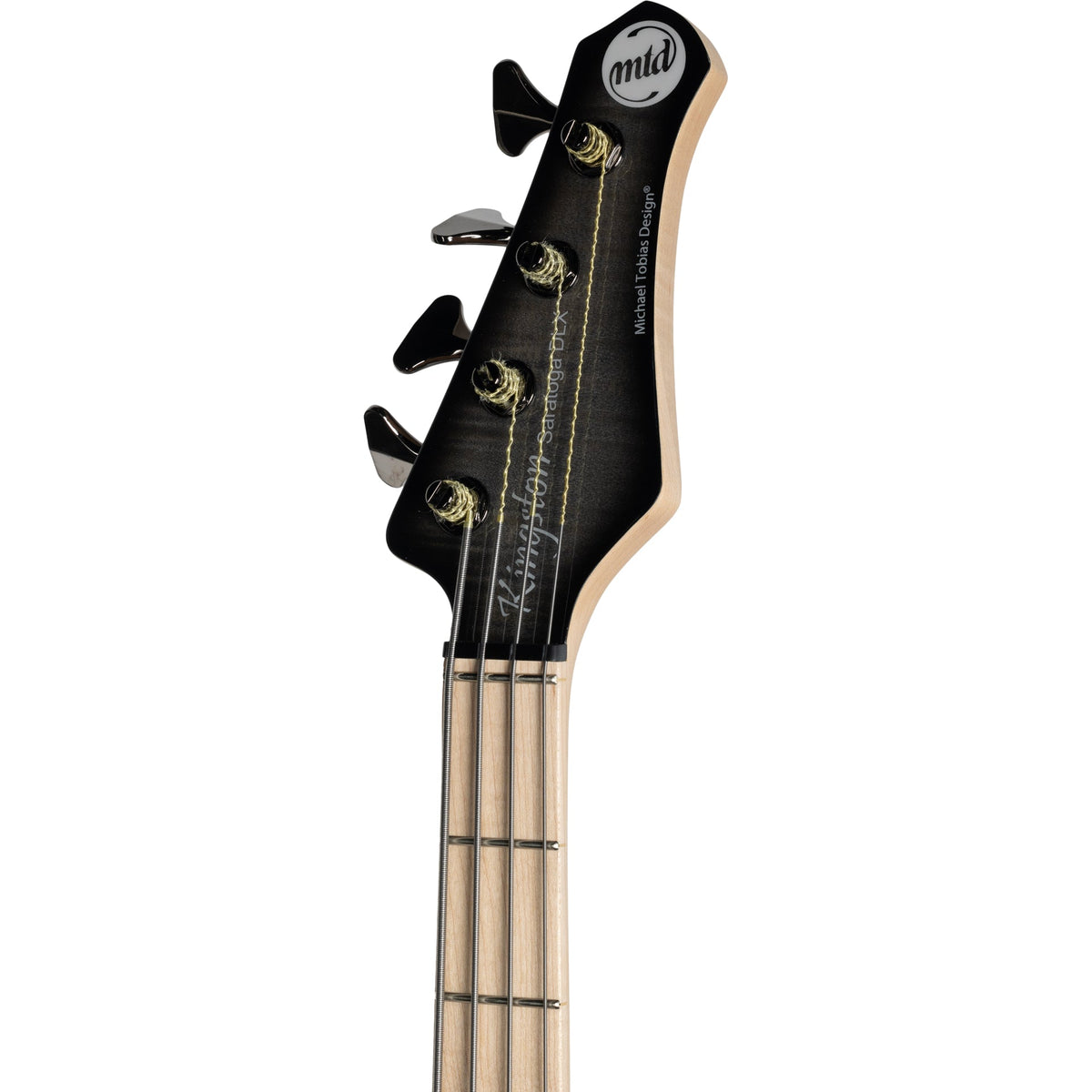 MTD Kingston Saratoga Deluxe 4-String Bass Guitar - Trans Black Burst - View 5 | MusicMarket