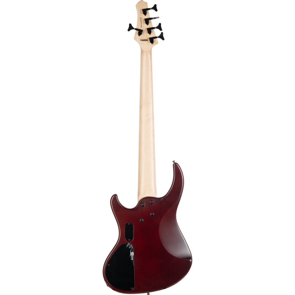 MTD Kingston Saratoga Deluxe 5 String Electric Bass - Deep Cherry Burst - View 3 | MusicMarket