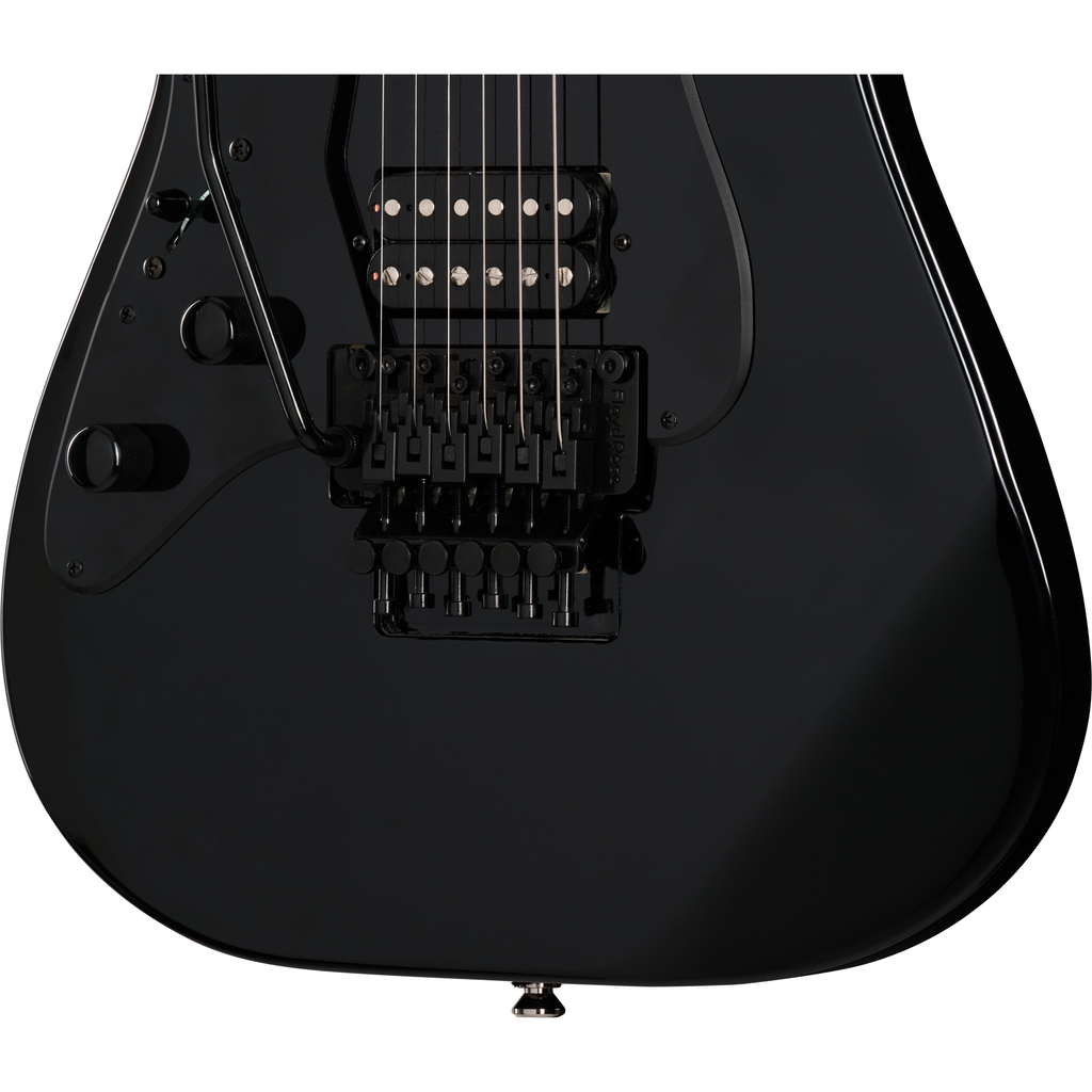 Kramer Volante HHFR Left Handed Electric Guitar - Intruder Black - View 7 | MusicMarket