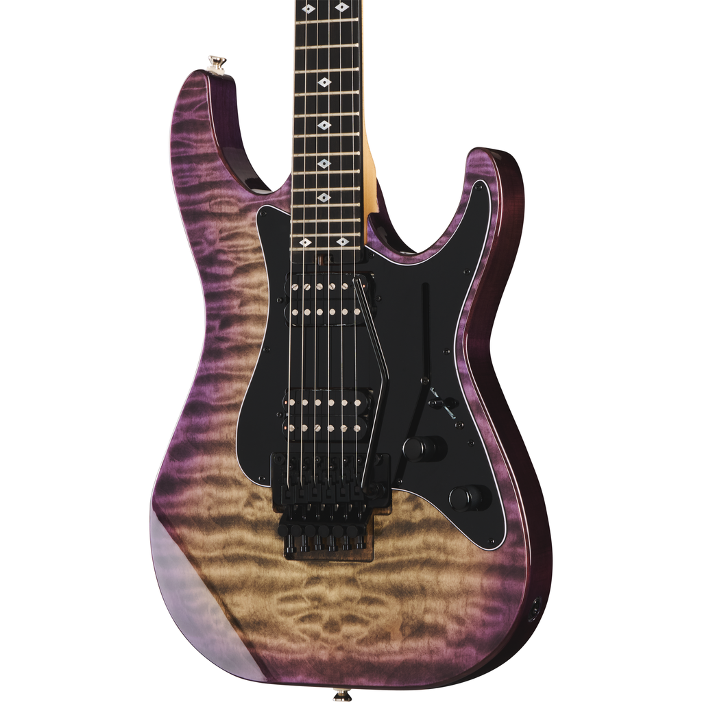 Kramer Volante Quilt HHFR Electric Guitar - Ultraviolet Burst - MusicMarket