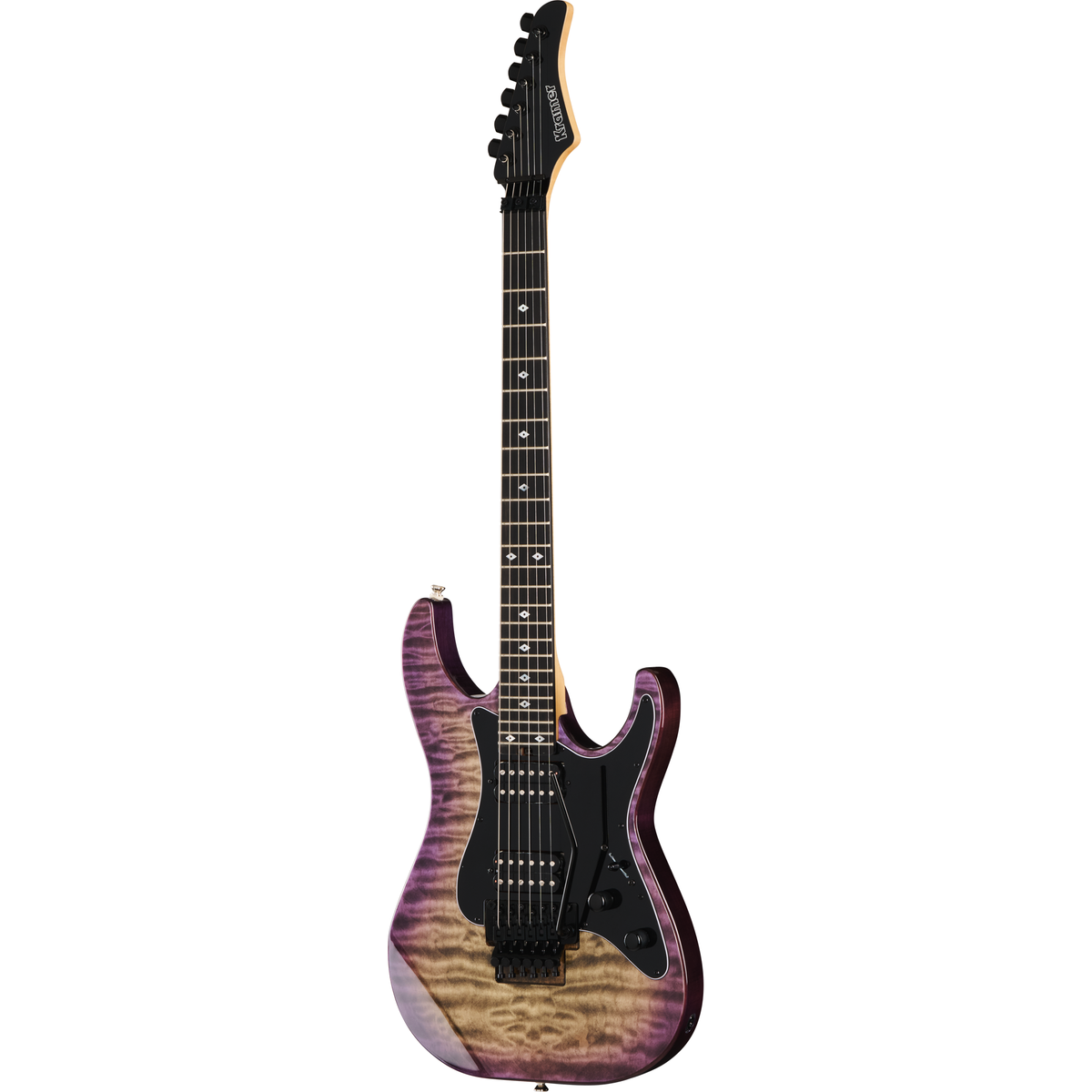 Kramer Volante Quilt HHFR Electric Guitar - Ultraviolet Burst - View 2 | MusicMarket