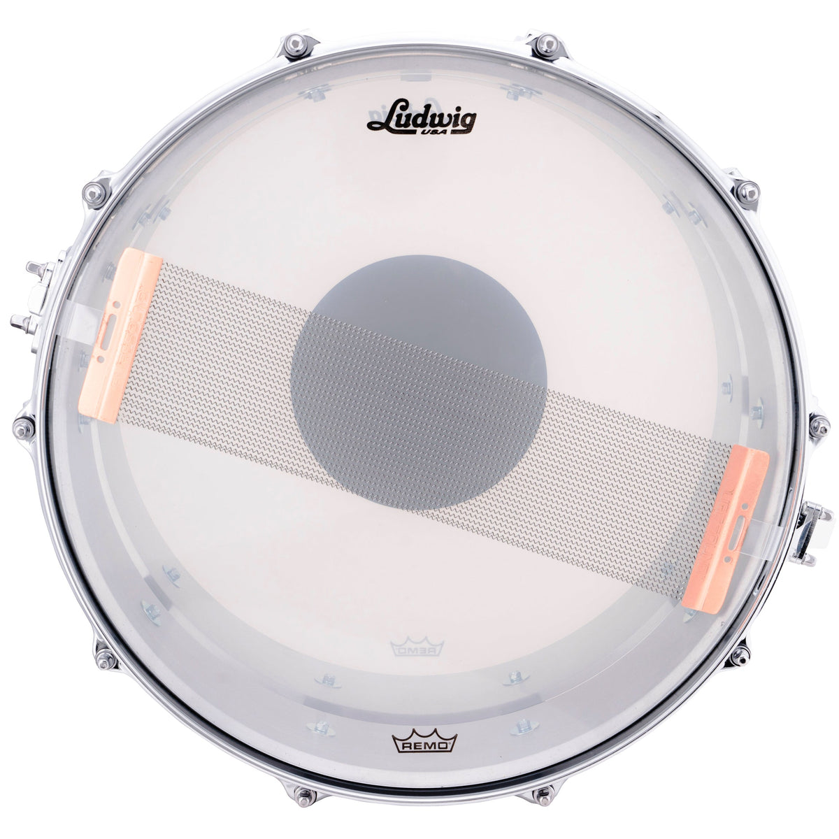 Ludwig Limited Edition 8x14 Cast Aluminum Slotted Snare Drum - View 3 | MusicMarket